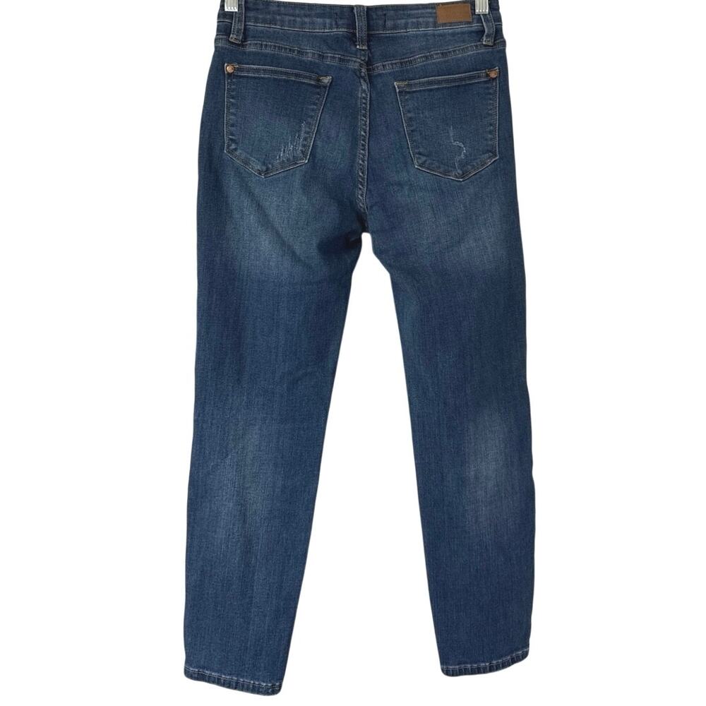 Judy Blue Mid-Rise Relaxed Fit Jeans Size 29 Dark Wash  JB82102DK EUC - Picture 2 of 10